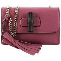 Gucci Miss Bamboo Shoulder Bag Leather Small