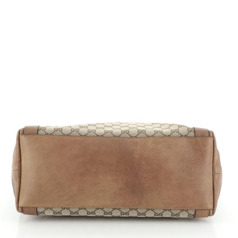Brown Gucci Miss GG Convertible Tote GG Canvas Medium