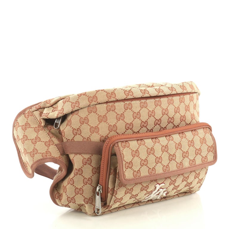 Gucci MLB Convertible Belt Bag GG Canvas With Applique For Sale at 1stdibs
