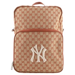 Gucci MLB Front Pocket Backpack GG Canvas with Applique Medium