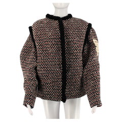 GUCCI MLB Giants Fall 2018 Size M Red & Silver Polyamide Embellishment Jacket