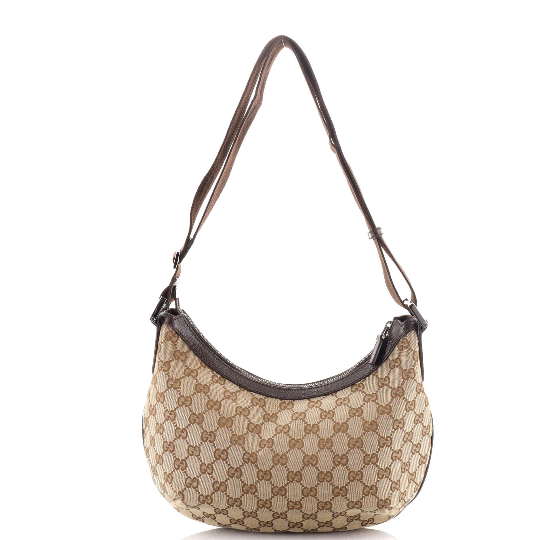 Gucci Saddle Zip Messenger Bag GG Canvas Medium at 1stDibs gucci 181092