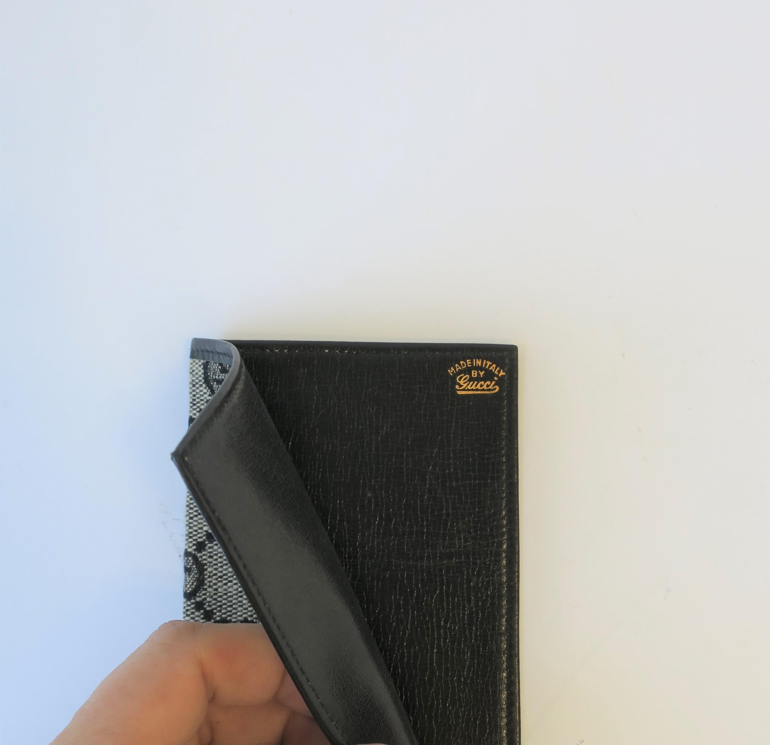 Leather Gucci Money Bill Holder Wallet