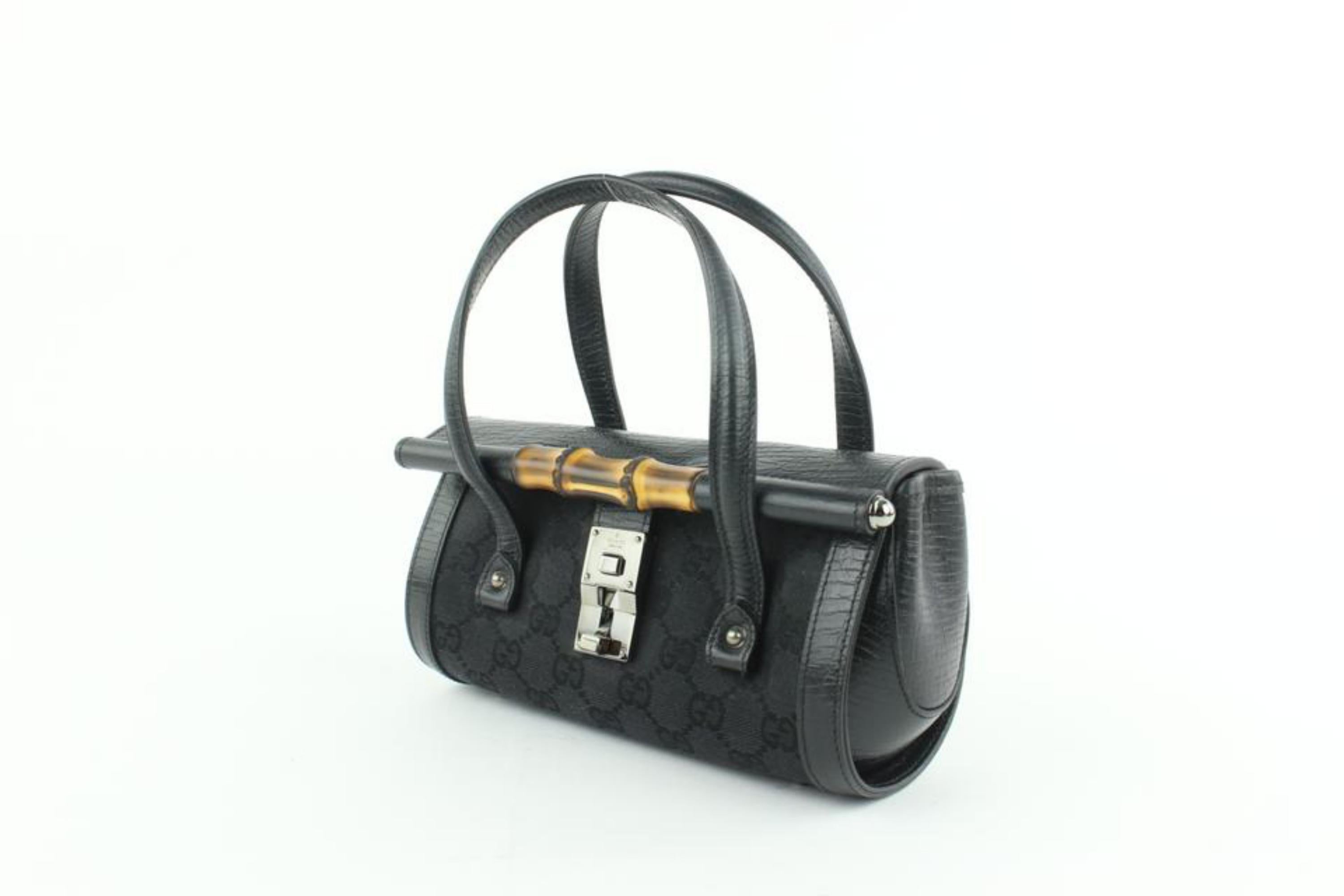Gucci Python Bamboo Croisette Shoulder Bag - Neutrals Shoulder Bags,  Handbags - GUC1319252