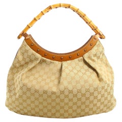 Gucci Monogram Beige Handbag 