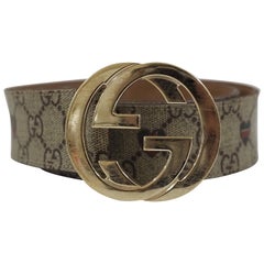 Gucci monogram belt