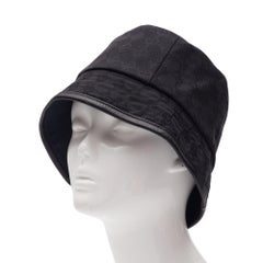 Gucci Monogram Black Bucket Hat