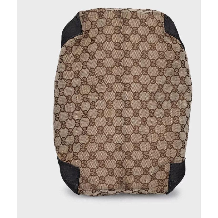 Sac hobo en toile et cuir Monogram de Gucci Bon état - En vente à Krakow, PL