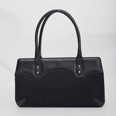 Gucci Monogram Canvas Horsebit Tote Bag