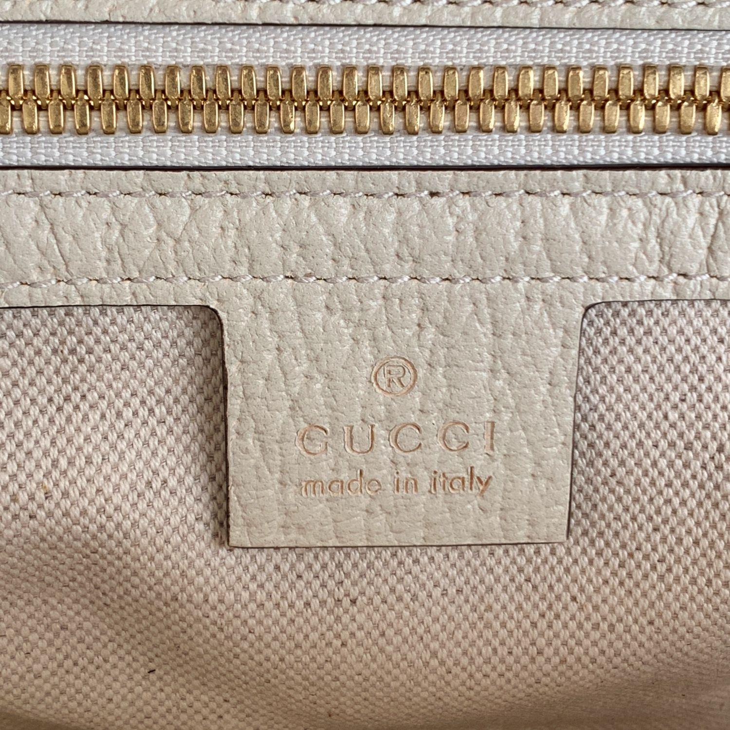 Gucci Monogram Canvas Ophidia GG Flora Small Backpack Bag In New Condition In Rome, Rome