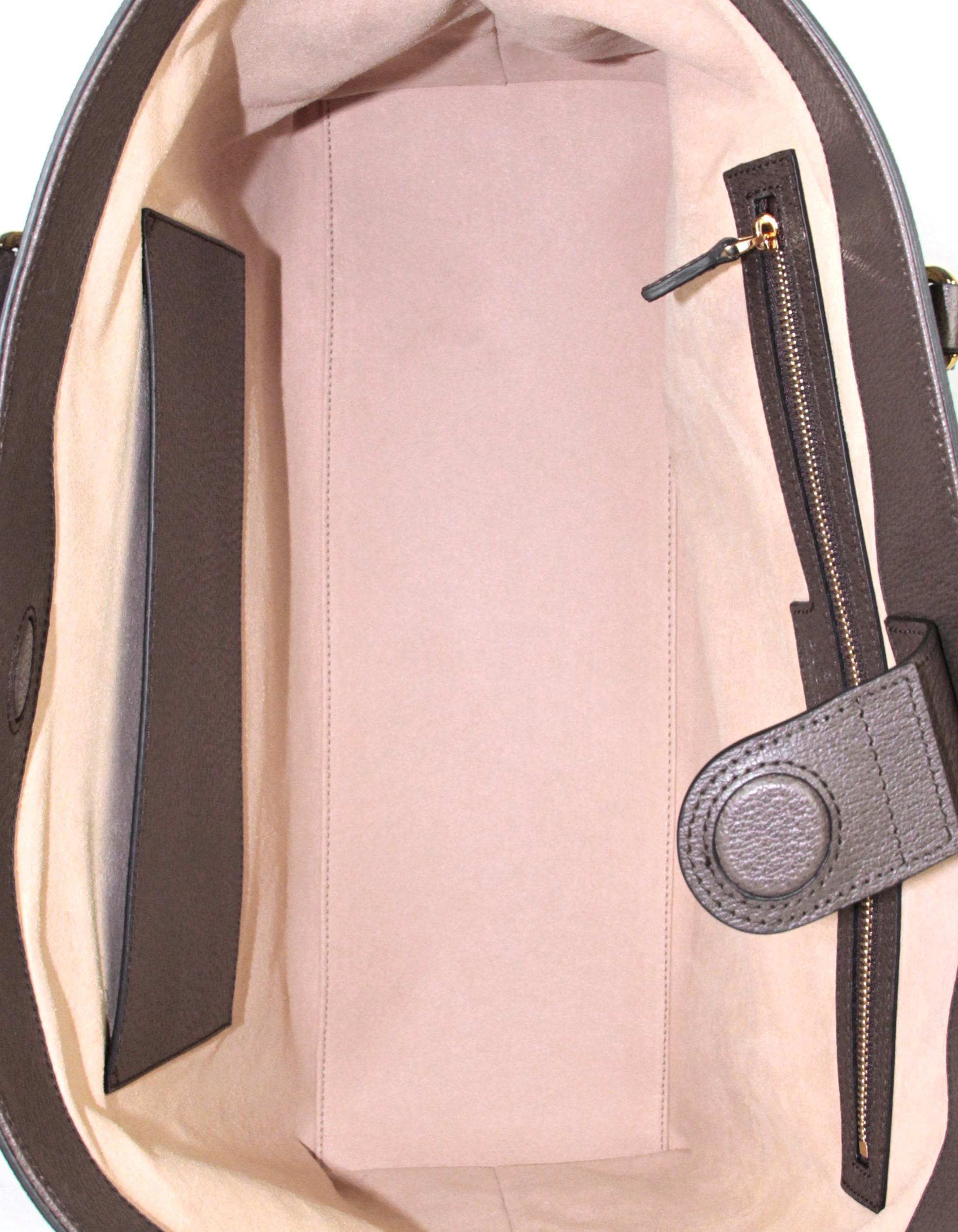 Gucci Monogram Canvas Supreme Ophidia GG Medium Tote Bag 1