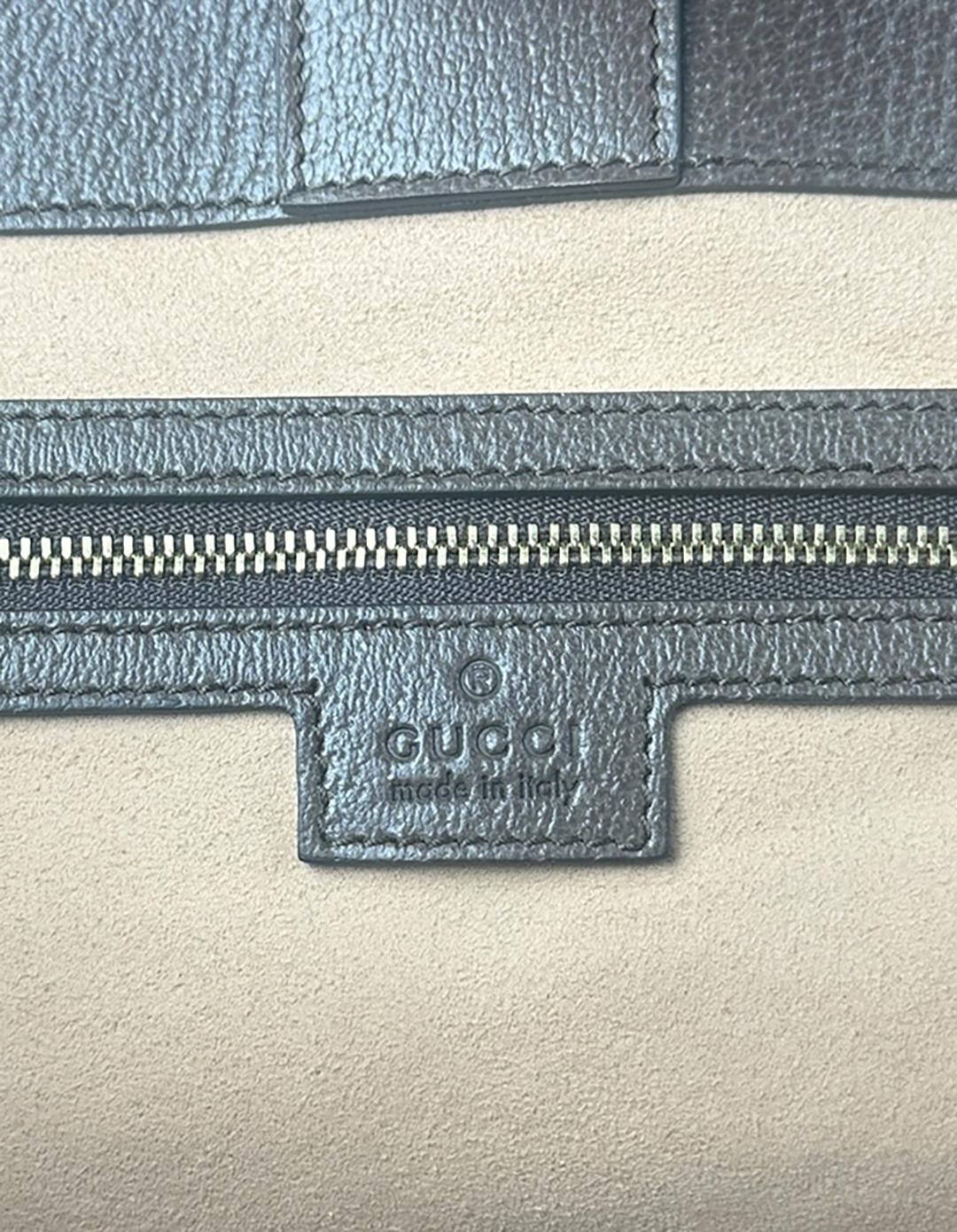 Gucci Monogram Canvas Supreme Ophidia GG Medium Tote Bag 2