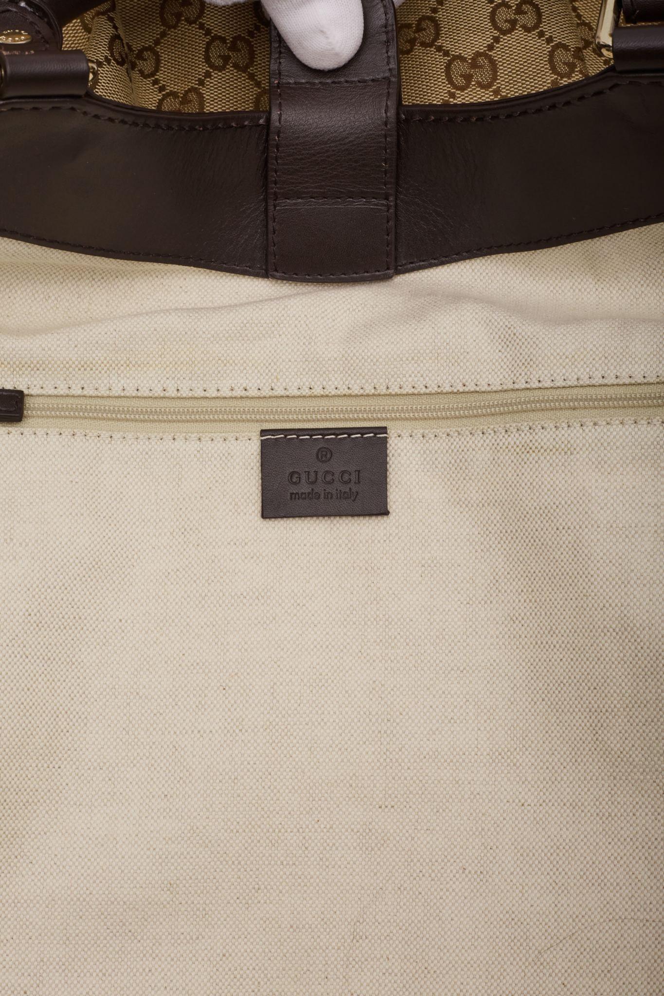 Gucci Monogramm Ebenholz Sukey Hobo Tasche groß 5