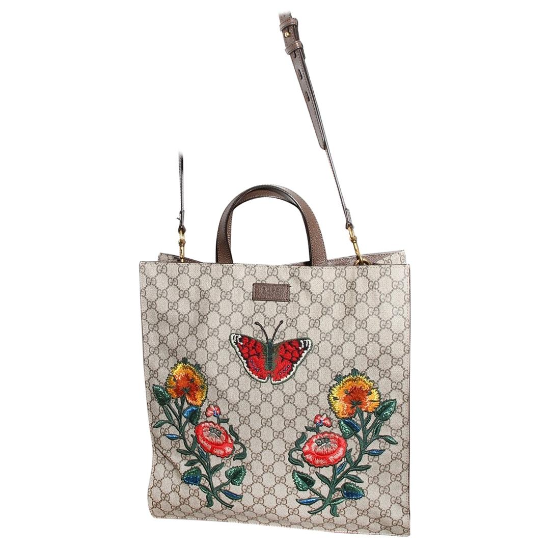 Gucci Monogram Floral Canvas Tote