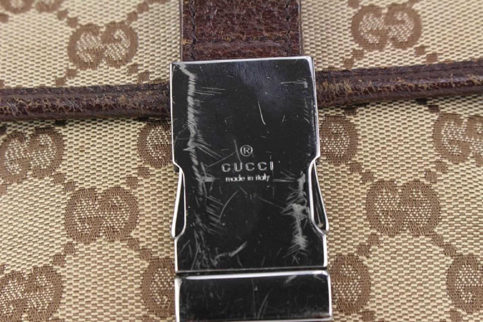 Gucci Monogram GG Belt Pouch Fanny Pack Waist Bag 913gk20 For Sale 3