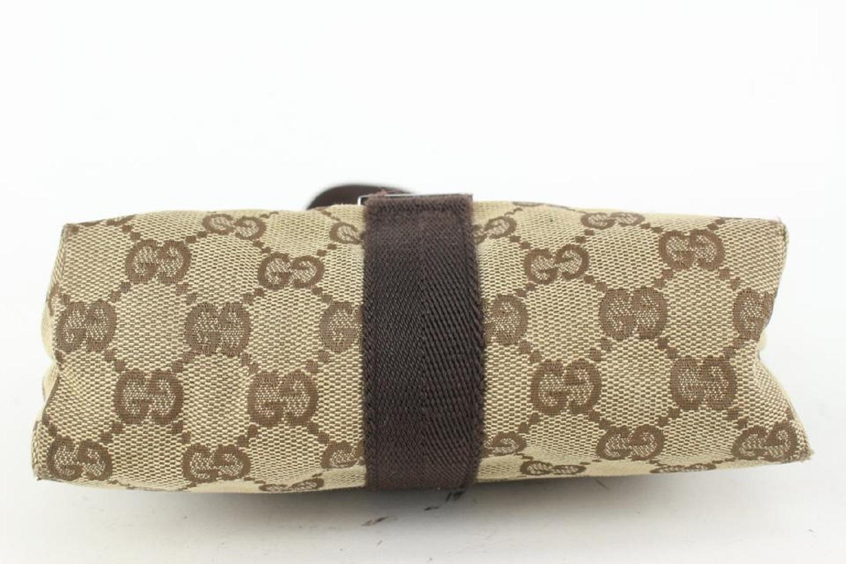 Women's Gucci Monogram GG Belt Pouch Fanny Pack Waist Bag 913gk20 For Sale