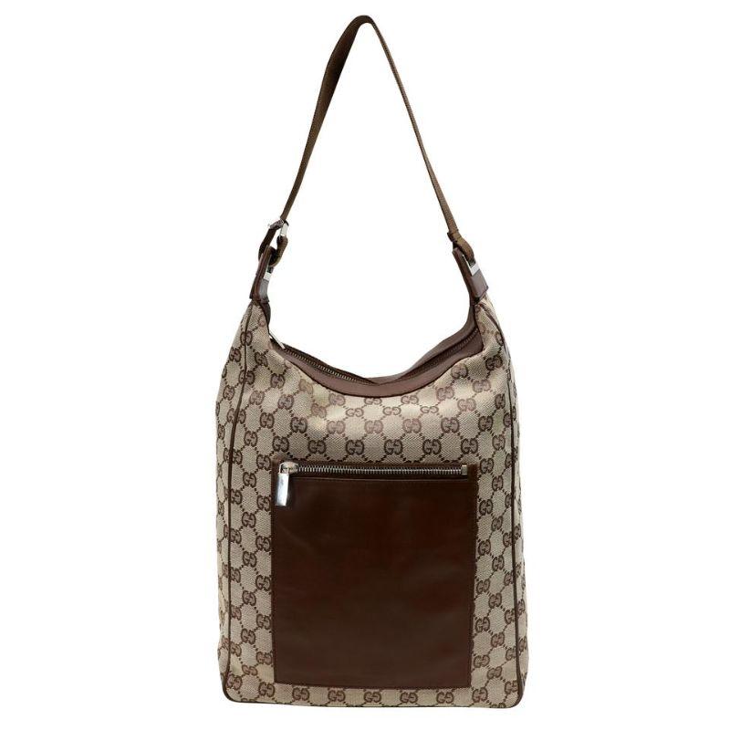 Gucci Monogram GG Supreme Canvas Hobo Shoulder Bag GG-B0204P-0001

Don't miss your opportunity to own this stunning Gucci Beige/Tan GG Canvas Shoulder Bag. This gorgeous and classic style features the classic GG canvas paired with gorgeous brown