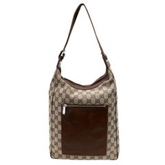 Gucci Monogramm GG Supreme Canvas Hobo Umhängetasche GG-B0204P-0001