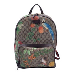 Gucci Monogram GG Supreme Canvas Tian Web Backpack Bag