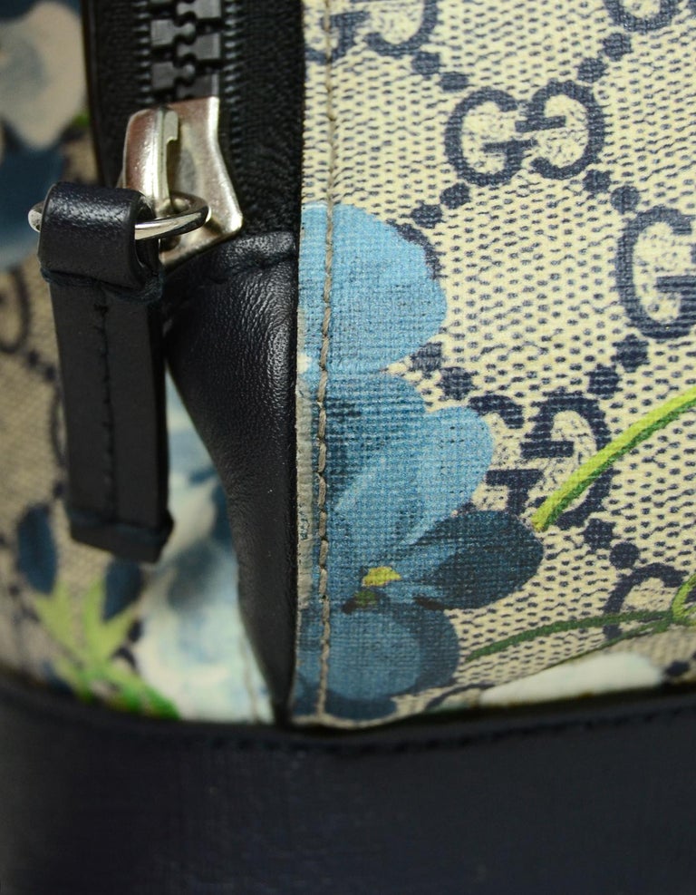 Gucci blue blooms backpack deals