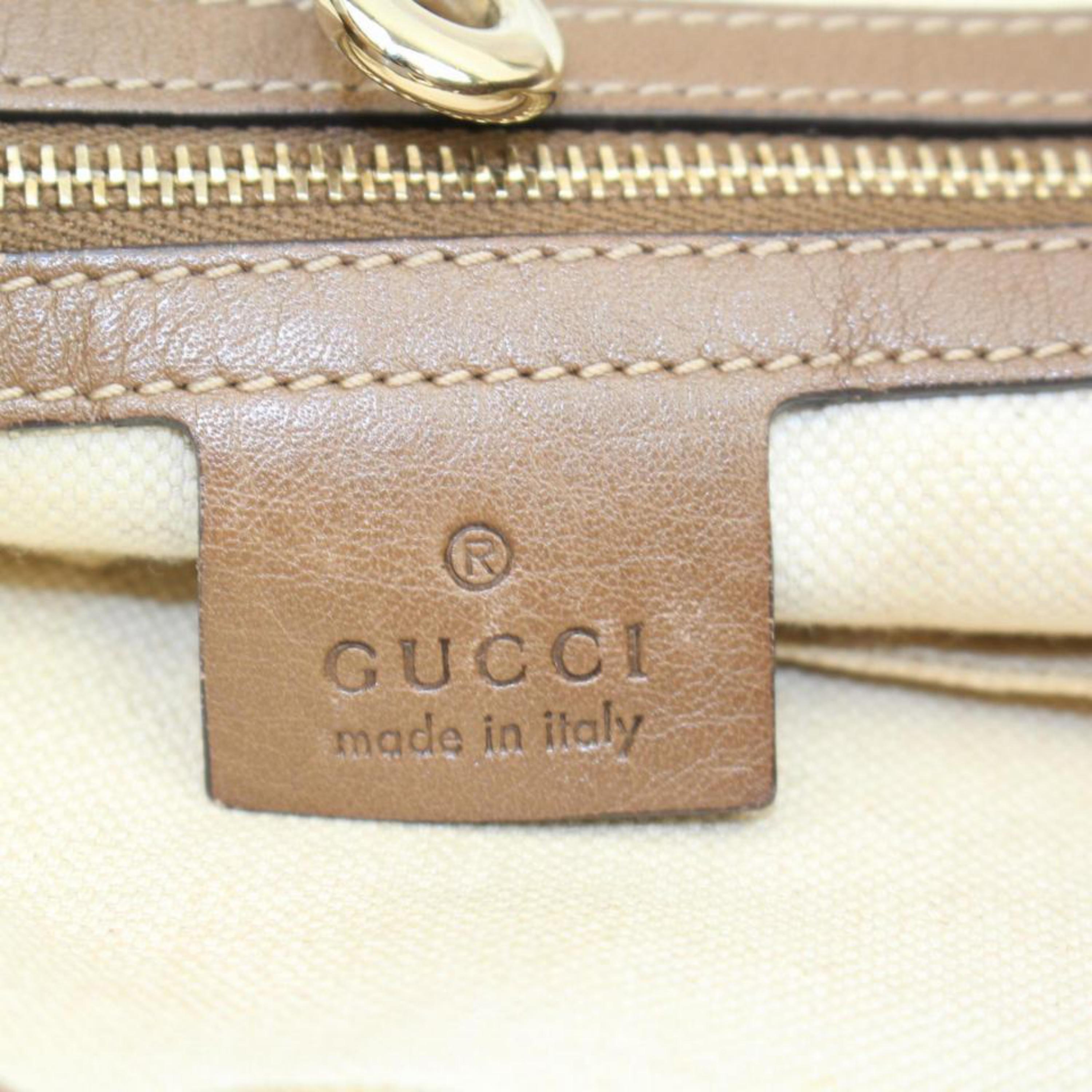 Women's Gucci Monogram Gg Supreme Shopper 867846 Ivory Coated Canvas Tote For Sale