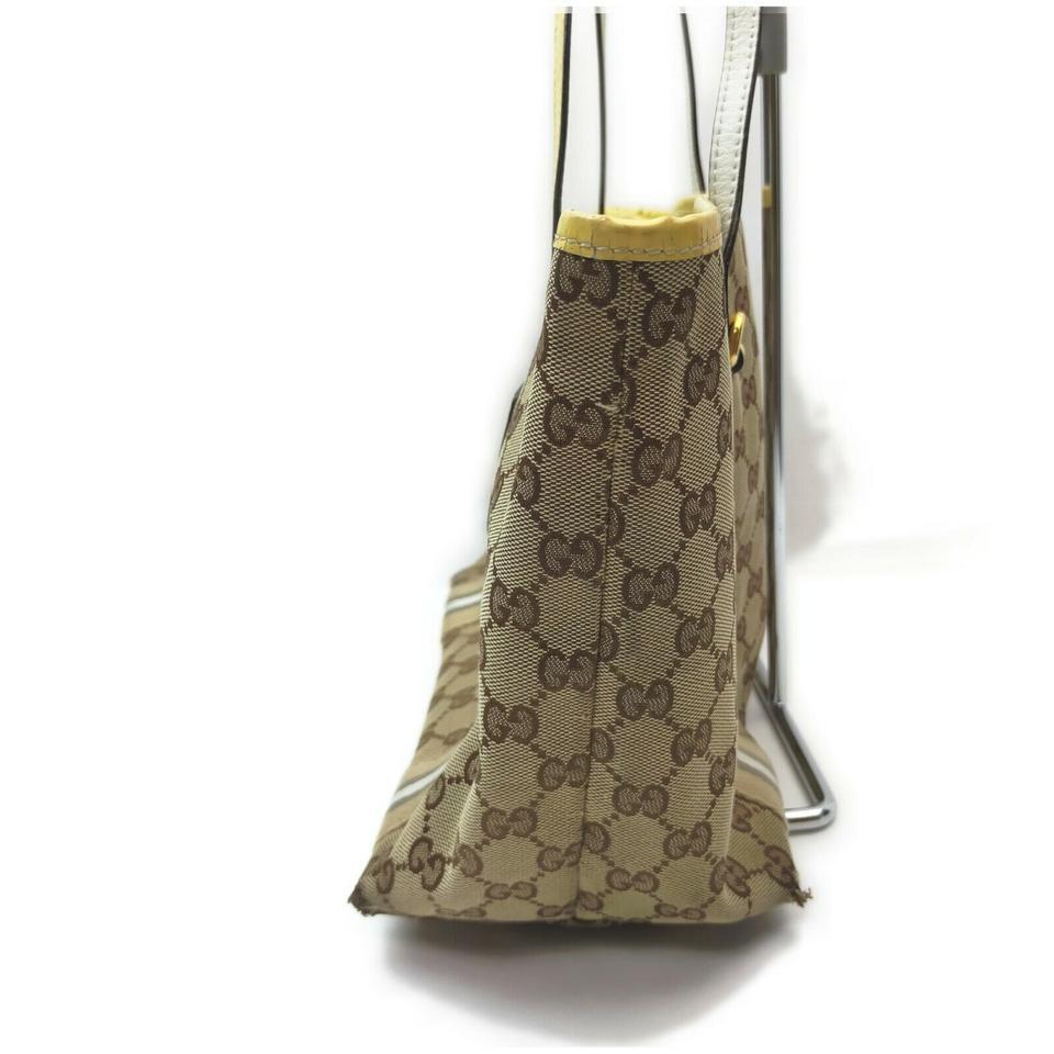 Women's Gucci Monogram GG Web Jolie Tote Bag  862266 For Sale