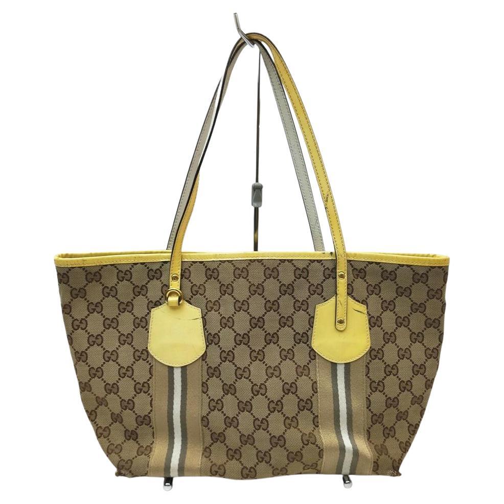 Gucci Monogram GG Web Jolie Tote Bag  862266 For Sale