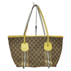 Vintage Gucci Monogram GG Web Jolie Tote Bag  862266