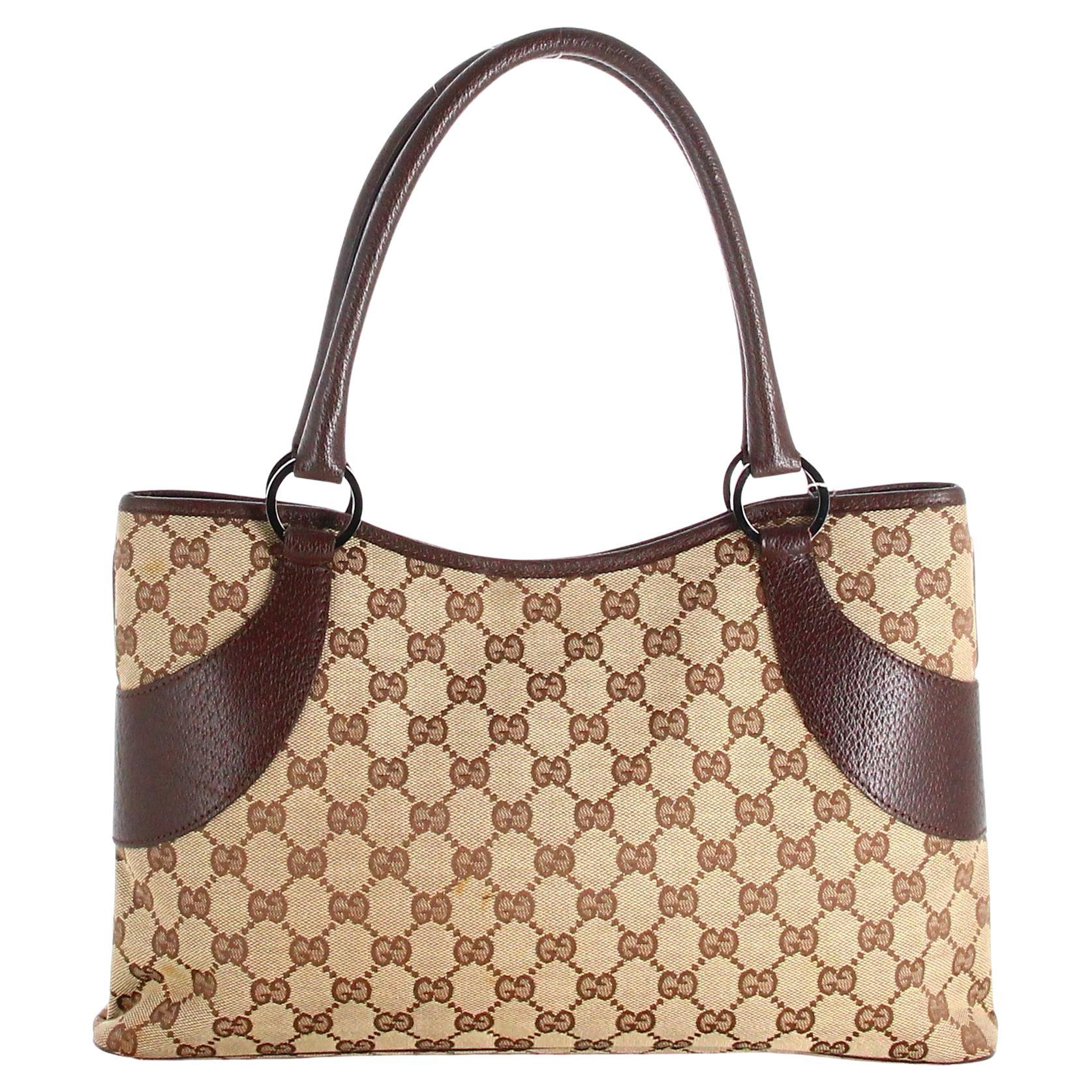 Gucci Monogram Handbag For Sale