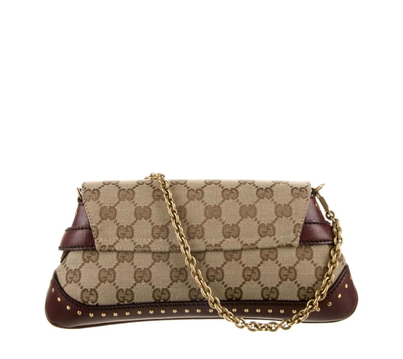 Gucci Monogram Horsebit Bag 1