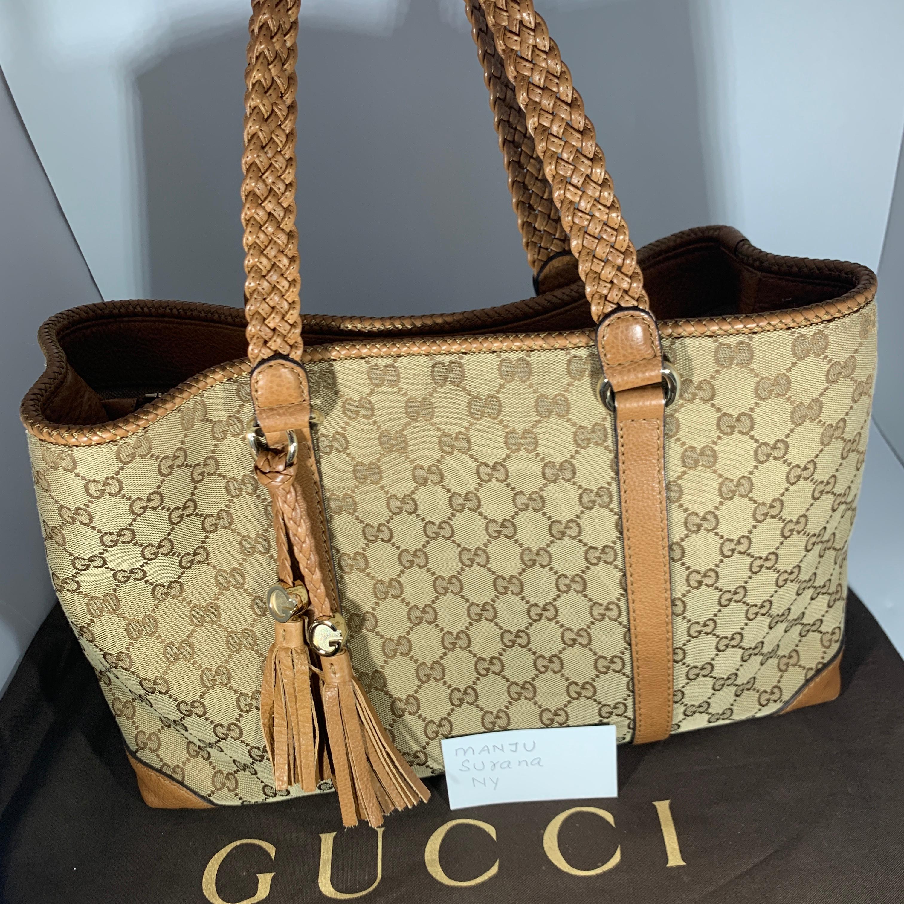 gucci monogram tote