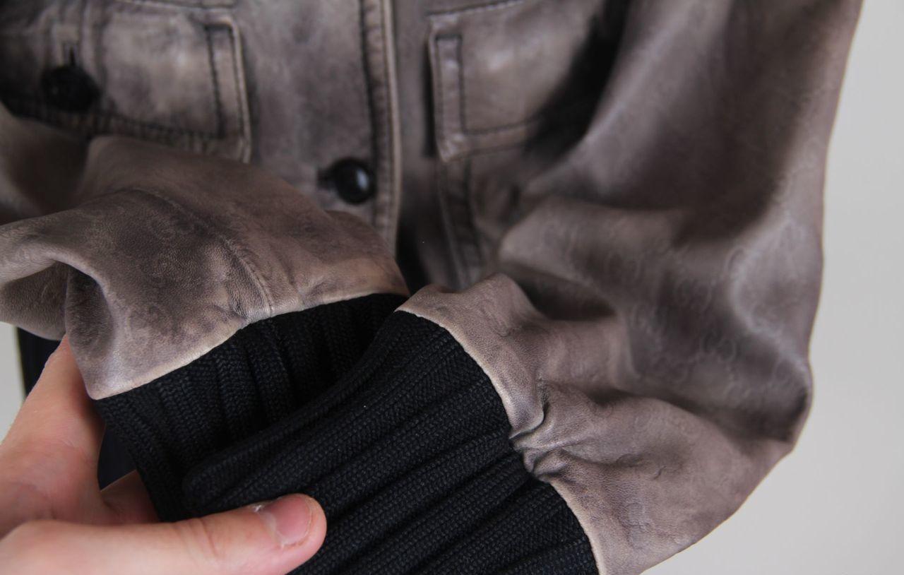 Gucci Monogram Leather Jacket For Sale 6