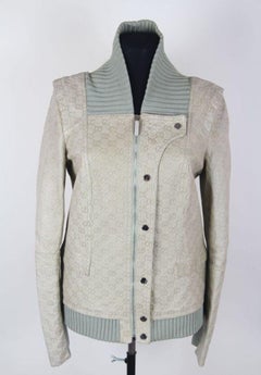 Gucci Monogram Leather Jacket