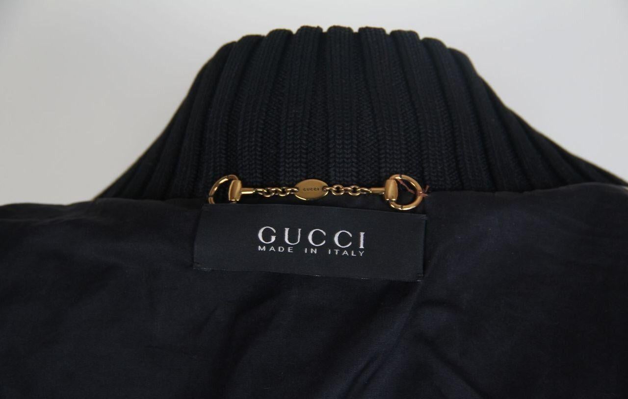 Gucci Monogram Leather Jacket For Sale 2