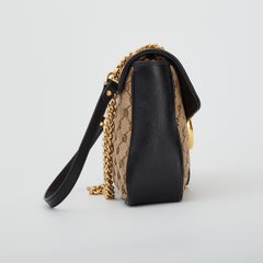 Gucci Monogram Matelasse Medium GG Beige Marmont Shoulder Bag (443496)