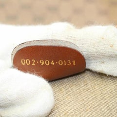 Gucci Monogram Sherry Interlock Web Large Shopper 869409 Brown Coated Canvas Tot