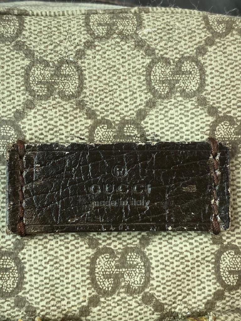 Gucci Monogram Signature Double Pocket Supreme Satchel 4GG910 For Sale 1