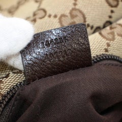 Gucci Monogram Signature Messenger 867749 Brown Canvas Cross Body Bag