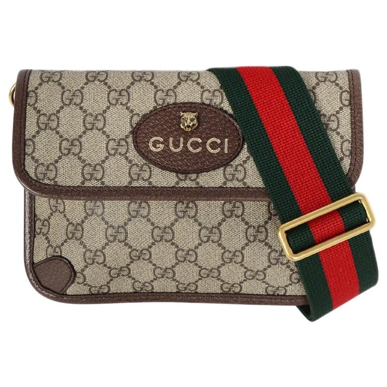 Gucci Monogram Supreme Canvas Totem Web Messenger/Belt Bag For Sale at ...
