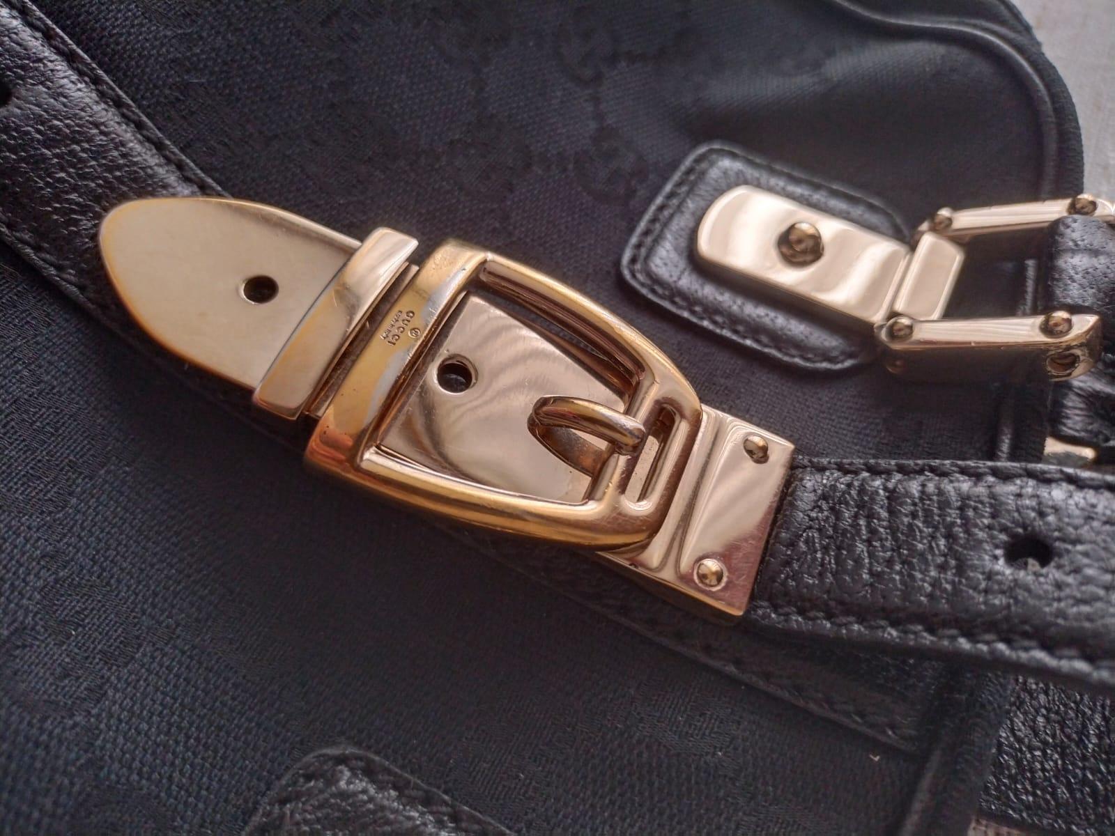 Gucci Tasche mit Monogramm am oberen Griff im Angebot 5