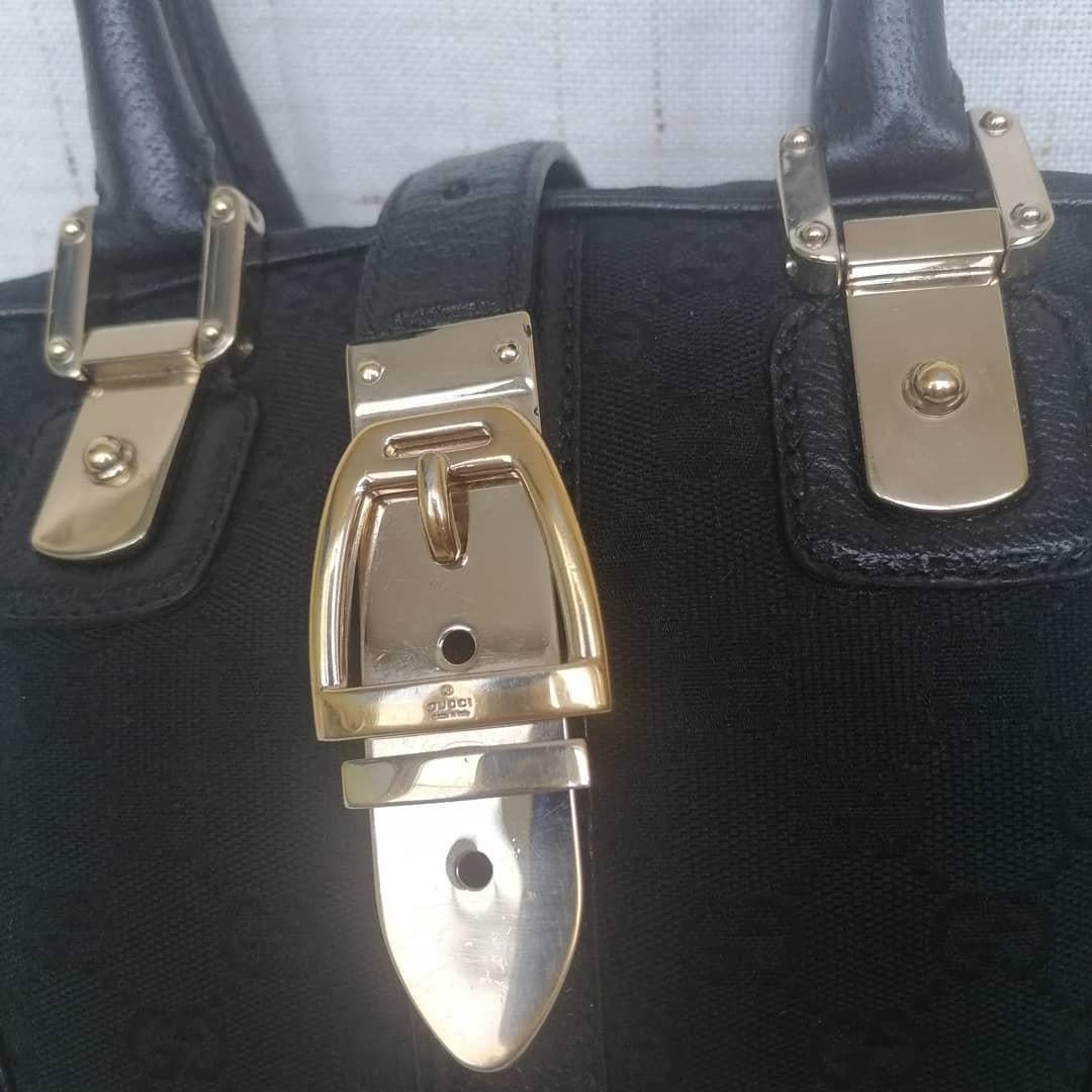 Gucci Tasche mit Monogramm am oberen Griff im Angebot 9