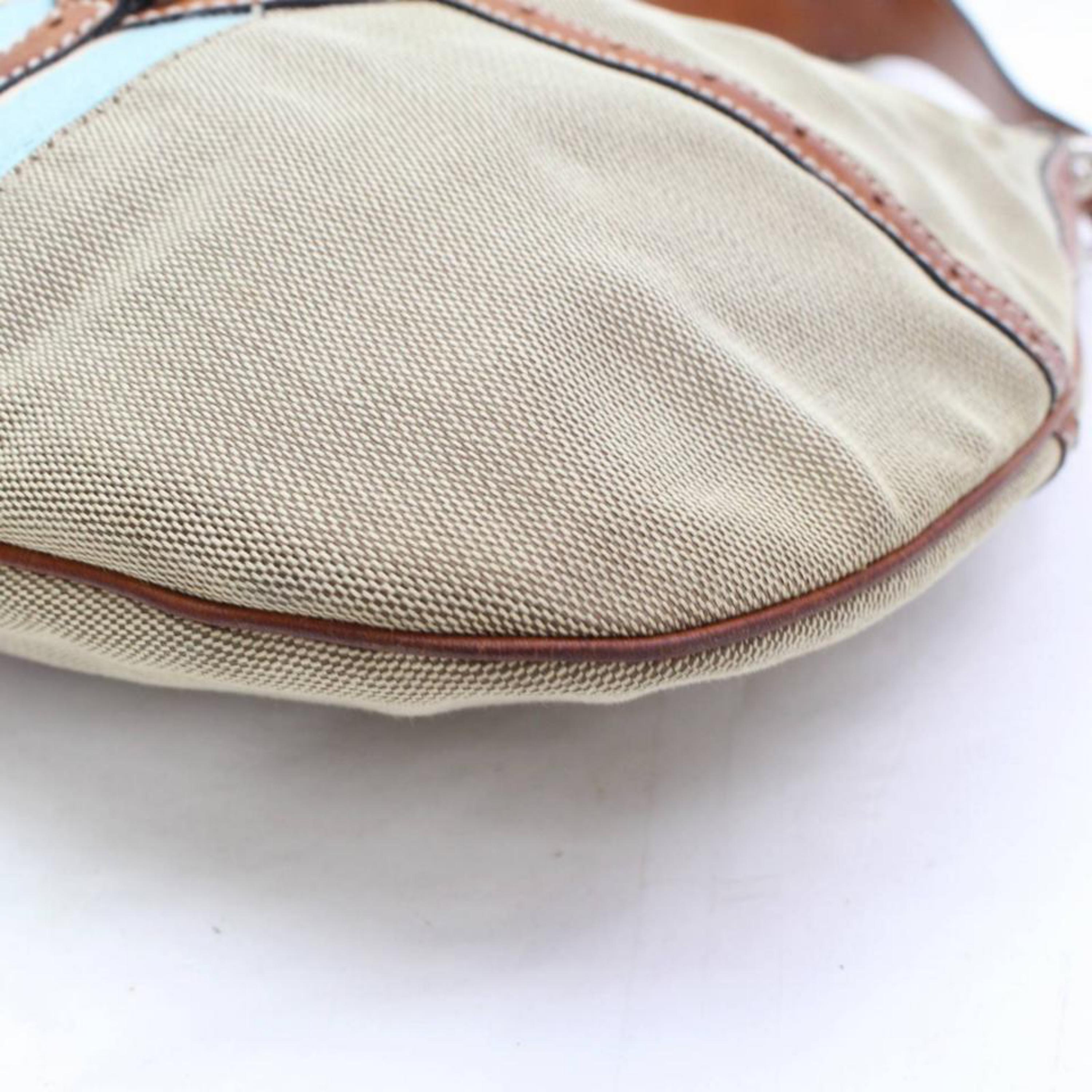 Gucci Monogram Web Reins Hobo 868166 Brown Canvas Shoulder Bag For Sale 8