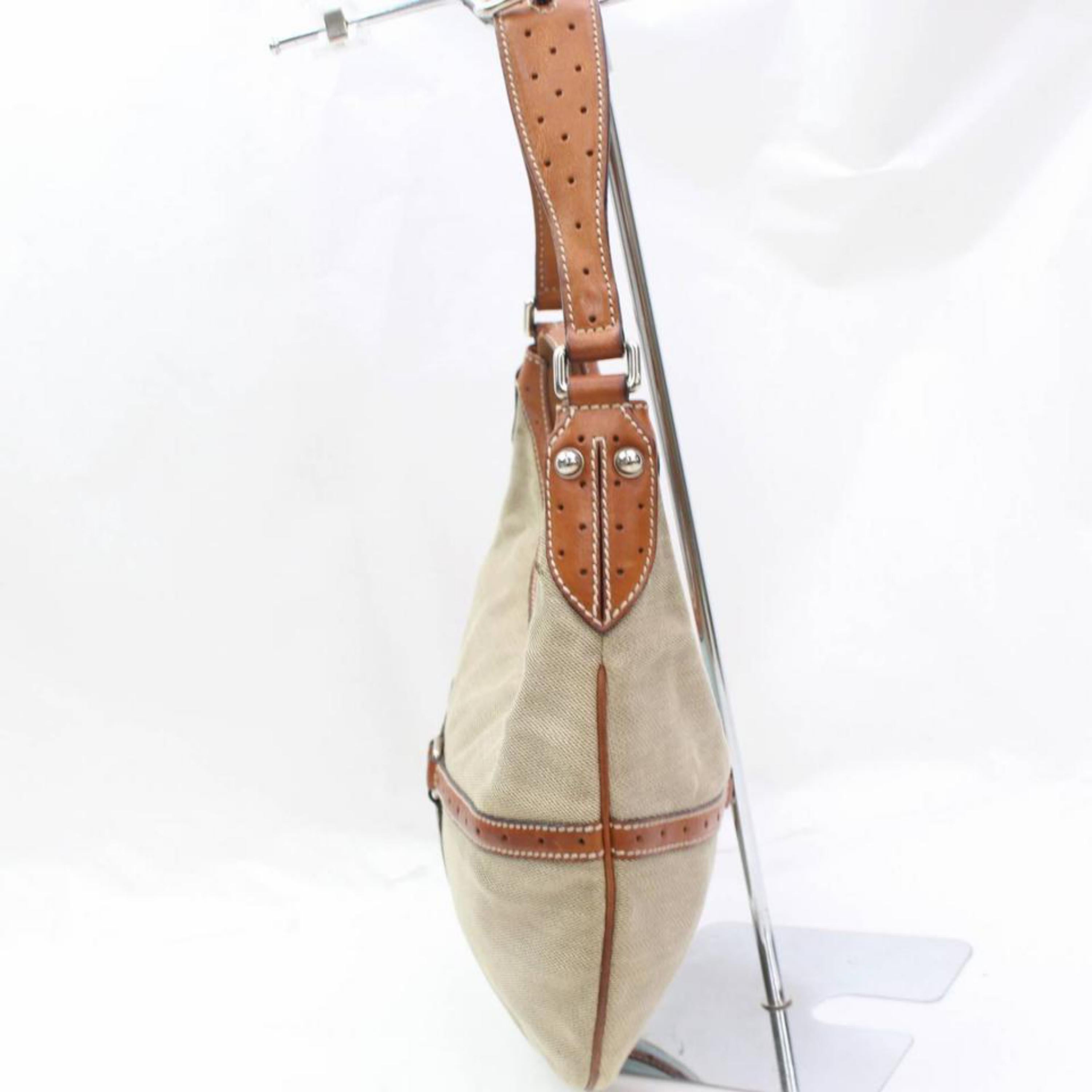 Gucci Monogram Web Reins Hobo 868166 Brown Canvas Shoulder Bag For Sale 4