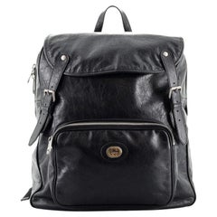 Gucci Morpheus Flap Backpack Glazed Leather Medium