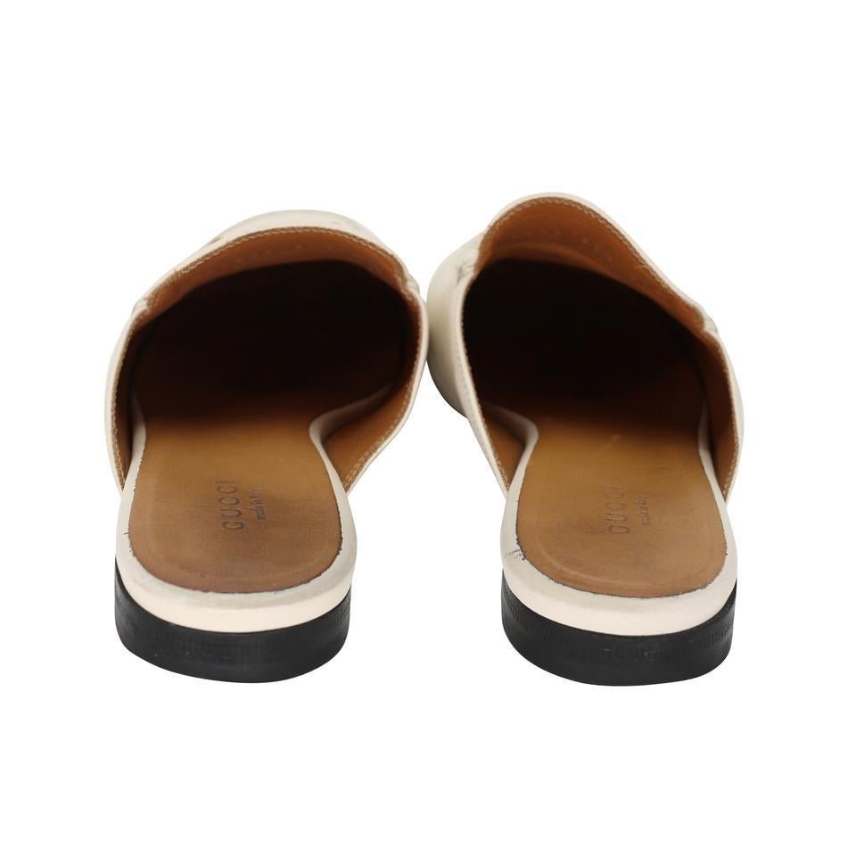 Gucci Mule GG 37.5 Bamboo Leather Princetown Flats GG-S0608P-0005 3