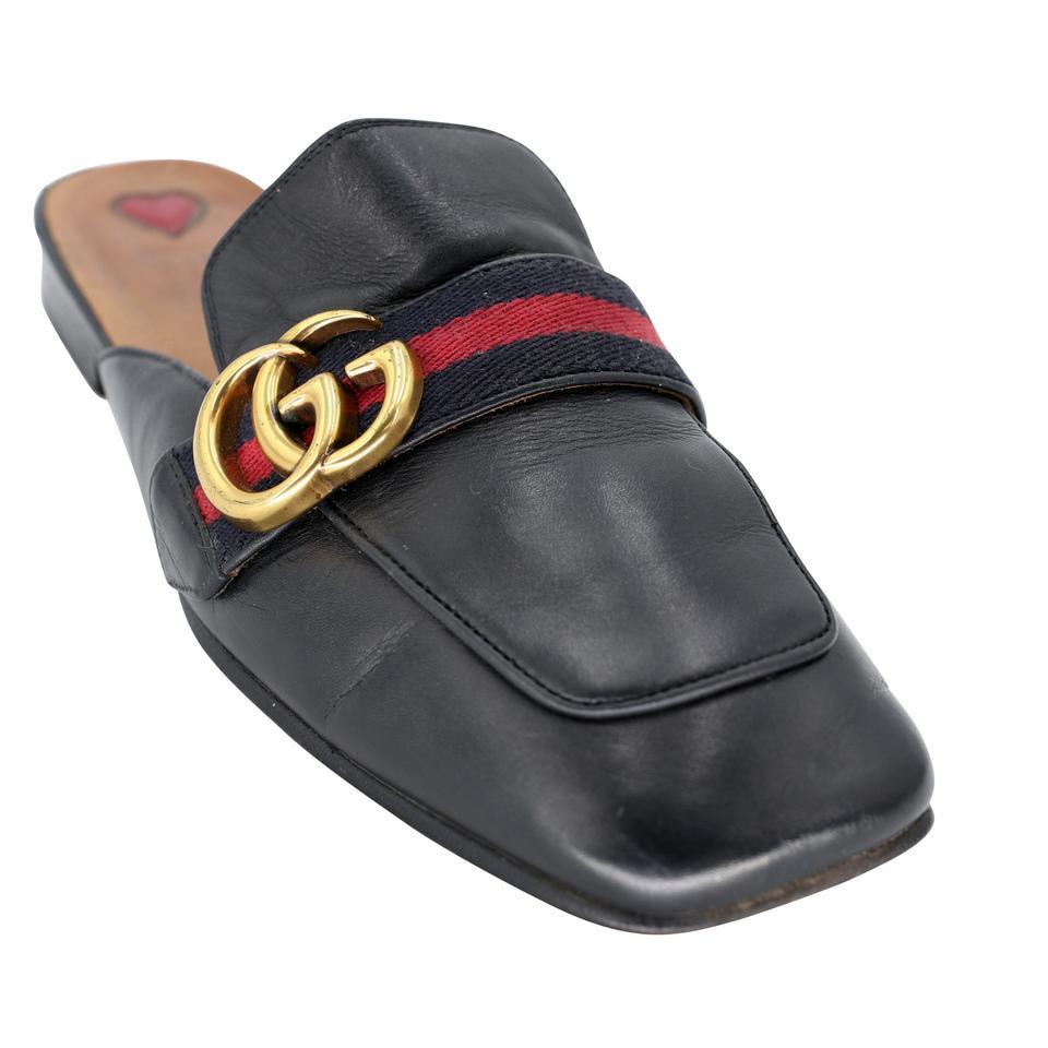 Gucci Mule GG 38 Bamboo Leather Princetown Flats GG-S06013P-0007 1