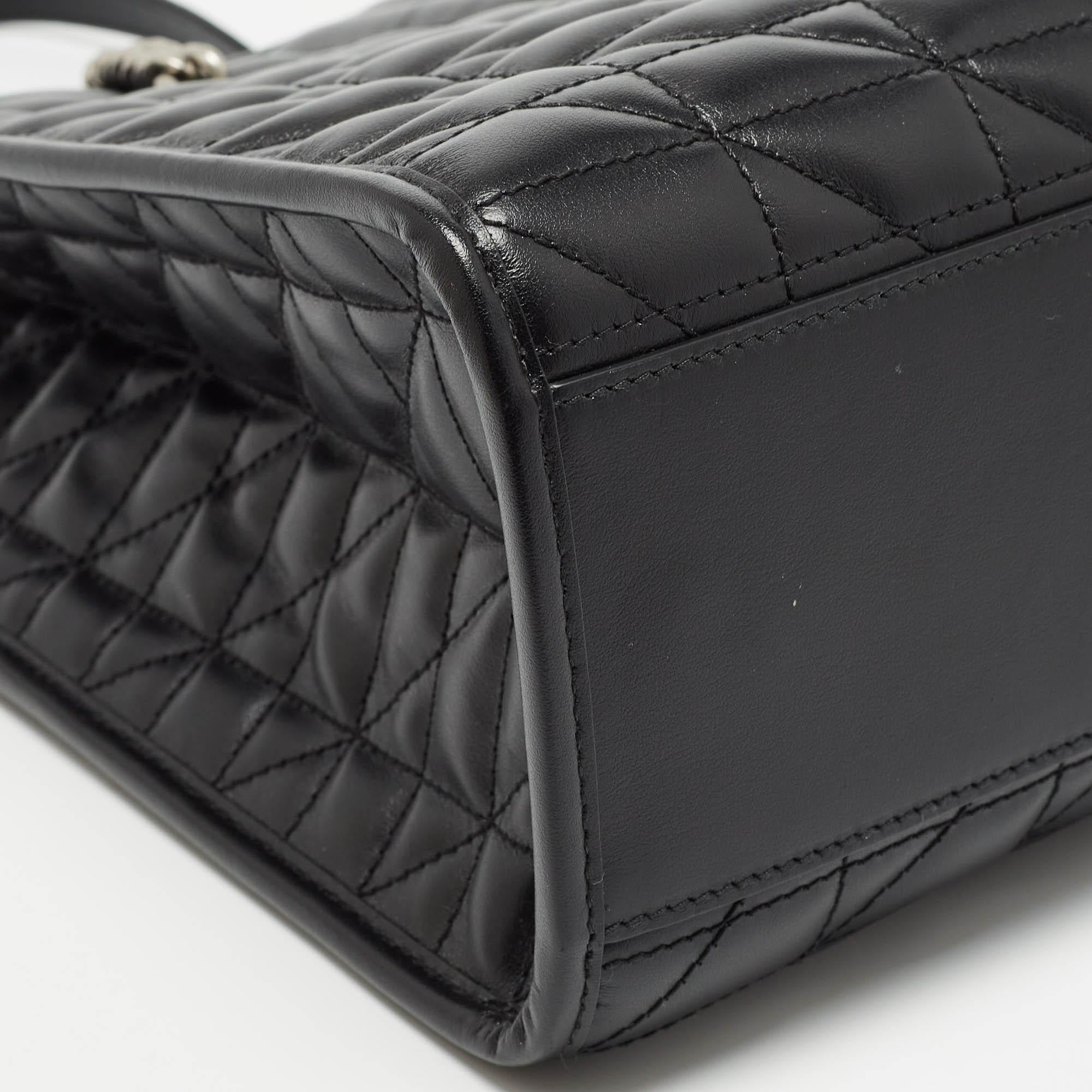 Gucci Multi Matelasse Leather GG Marmont Chain Tote For Sale 9