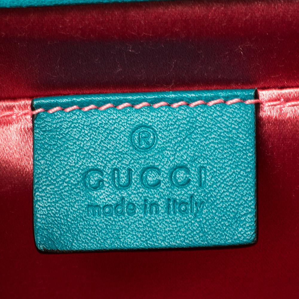 Gucci Multicolor Brocade Fabric Small Sylvie Shoulder Bag 4