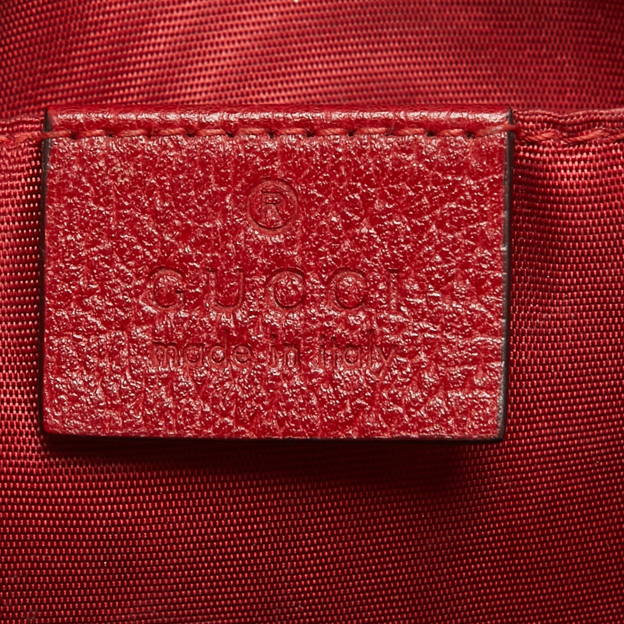 Mehrfarbige Mini Ophidia-Umhängetasche aus Segeltuch und Leder von Gucci im Angebot 2