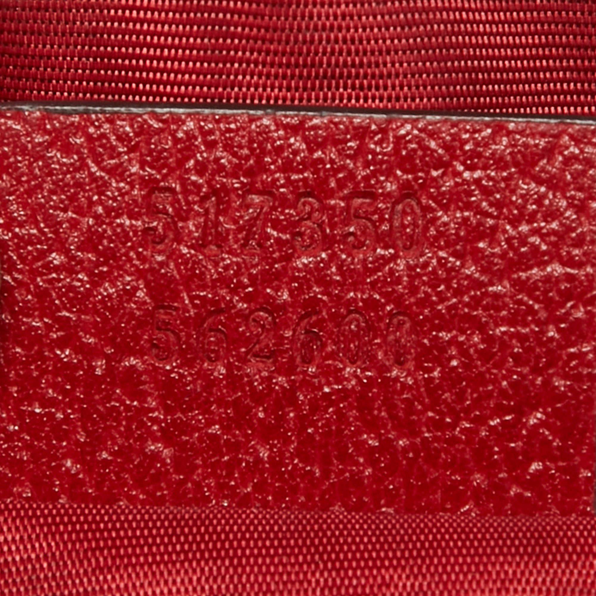Mehrfarbige Mini Ophidia-Umhängetasche aus Segeltuch und Leder von Gucci im Angebot 3